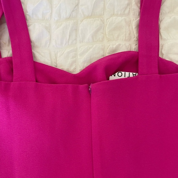 Dress the Population Nicole Fuchsia Midi Dress - Picture 8 of 12